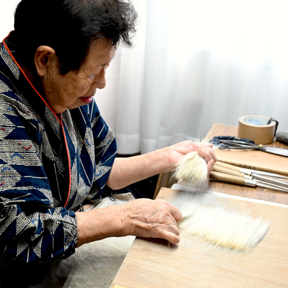 熊野筆伝統工芸士